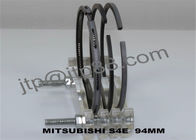 Diâmetro 94mm de 4 segmento do pistão do motor de Mitsubishi do aço de liga do CYL 34417-11011