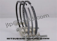 Diâmetro dos jogos 104mm do anel de pistão de Mitsubishi 4D34 para o OEM de Mitsubishi MIM - 997237