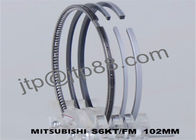 O anel de pistão do motor diesel de S6KT ajustou-se para Mitsubishi 5I7538 34317-19011