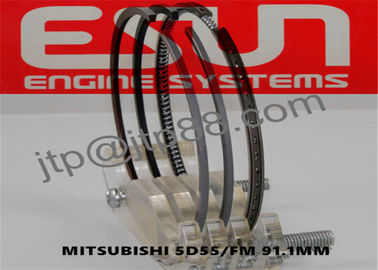 OEM Md050395 dos segmento do pistão 4D55 do motor diesel do diâmetro 91.1mm
