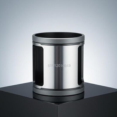 Forro do cilindro Número 65012010049 Motor Forro do cilindro Adequado aos motores MAN DOOSAN em cores prateadas, pretas e cinzentas